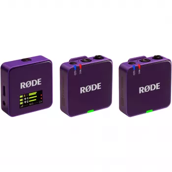 RØDE Wireless GO III violeta - bezvadu mikrofonu sistēma (purpursarkana)