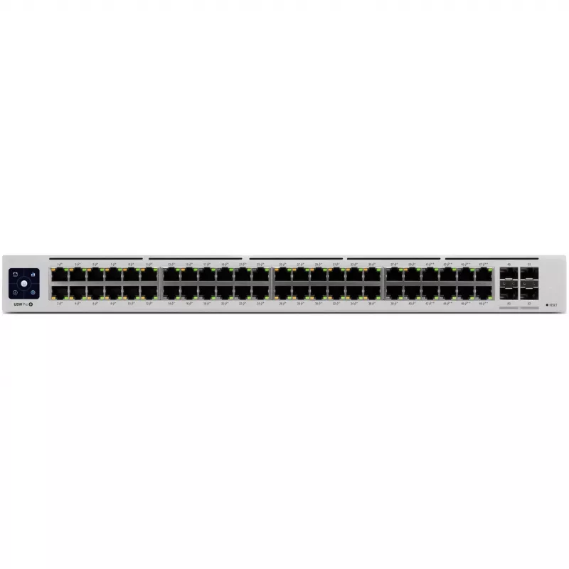 Ubiquiti UniFi USW-PRO-48 tīkla slēdzis Pārvaldāms L2/L3 Gigabit Ethernet (10/100/1000) 1U Sudrabs