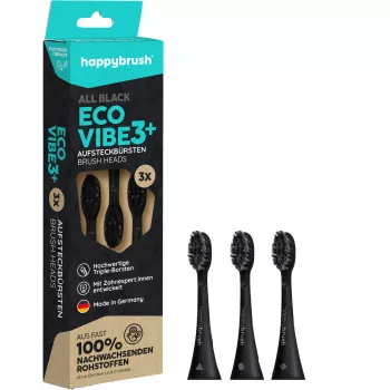 Happybrush HAV3DEAB produkts melnā krāsā