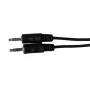 Microconnect AUDLL2 audio kabelis 2 m 3,5 mm melns