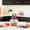 Russell Hobbs 27130-56 elektriskais virtuves smalcinātājs 0,5 L 200 W Melns, Sarkans, Caurspīdīgs