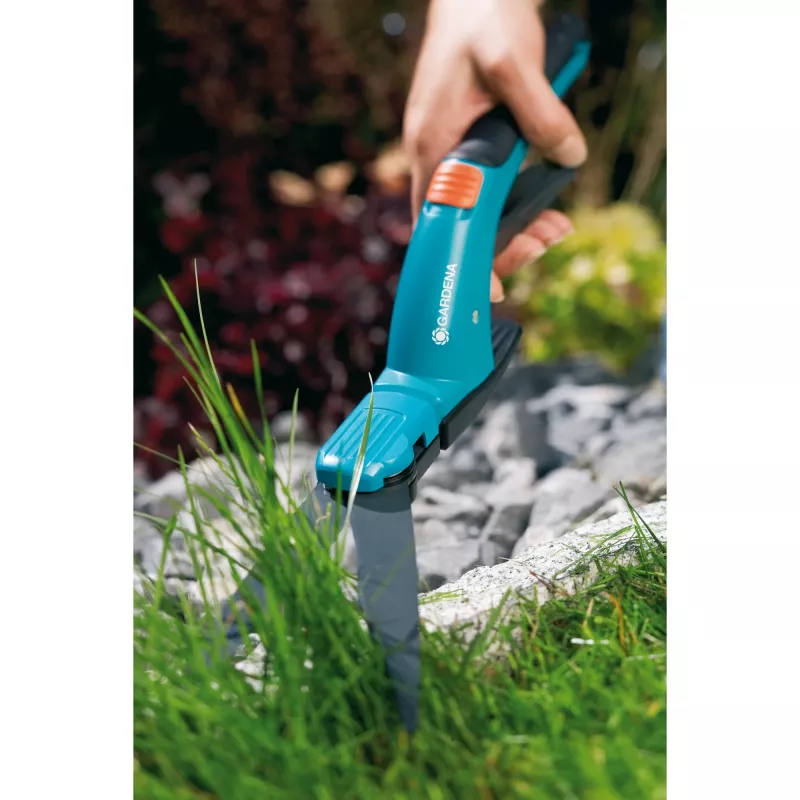 Gardena Comfort zāles šķēres – melnas – zilas – pelēkas (8733-20)