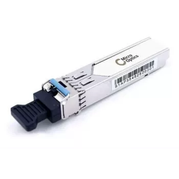 Tīkla raiduztvērēja modulis MicroOptics GLC-BX10-U SFP optiskās šķiedras 1250 Mbit/s