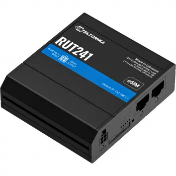 TELTONIKA NETWORKS RUT241 eSIM GLOBAL Industrialais maršrutētājs (RUT241230000)