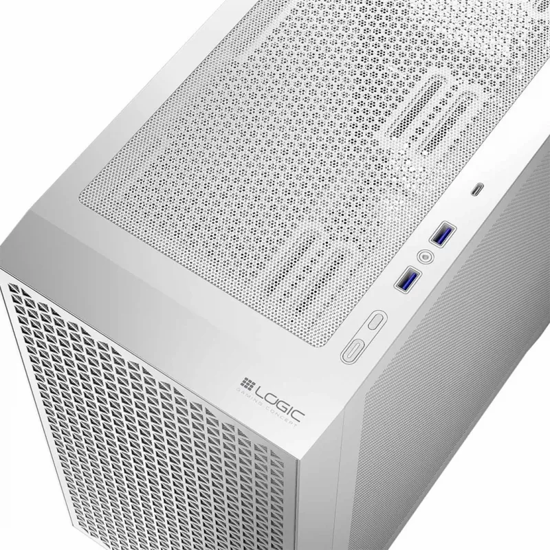 Logic DART PRO MINI USB-C PC korpuss balts