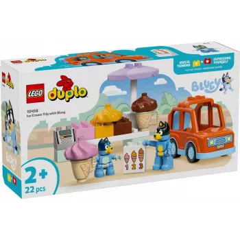 LEGO BLUEY 10458 Saldējuma ceļojums ar Bluey
