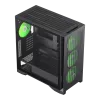 Gamemax korpuss | LEADER 2 BK | Melns | E-ATX | Barošanas bloks nav iekļauts