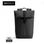 XD Design Urban Water-Resistant Flap-Top Backpack - Cream/Melns