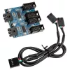 USB 2.0 centrmezgls Akasa AK-CBUB64-30BK 1–4 portu USB 2.0