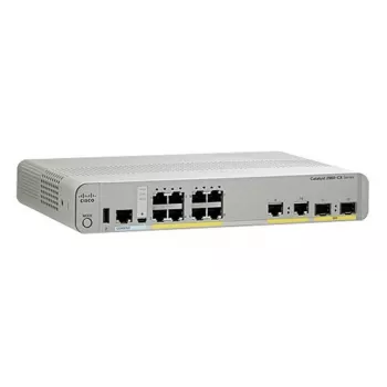 Cisco - Catalyst 2960CX-8TC-L - komutators - pārvaldāms - 8 x 10/100/1000 + 2 x SFP + 2 x 10/100/1000 (augšupsaite) galddatoram, piestiprināms plauktā