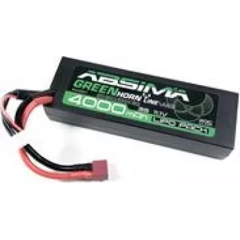 Absima modeļu būves akumulatoru komplekts LiPo 11.1 V 4000 mAh 40 C Hardcase T-Plug (4140017)