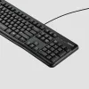 Logitech Desktop MK120 Combo, Melns, Wired, Swiss, 920-002504