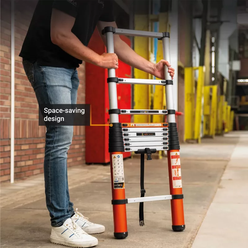 Teleskopiskās kāpnes Batavia B.V. Giraffe AIR 2,93 m — kompaktas ievelkamas kāpnes