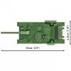 Būvējamais komplekts Cobi T-34-85 tanka modelis — 110 gab., vecums 6+, zaļš