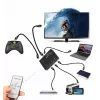 HDMI video pārslēdzējs MEDIA-TECH MT5207, 5x HDMI ieejas, 1x HDMI izeja, melns
