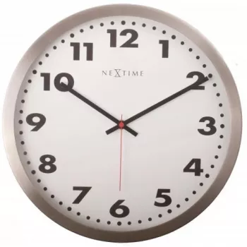 NeXtime klok 2521 arābu, Ø33 cm, sienas, balts