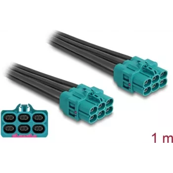 DeLOCK kabelis HDMTD Z six ligzda – HDMTD Z six ligzda 1 m