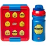 Pusdienu komplekts LEGO 40580001 Bright Blue — bērnu pusdienu kastīte un dzeramā pudele