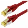 Tīkla kabelis Helos Cat 6a S/FTP 0,5 m sarkans