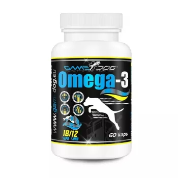 GAME DOG Omega-3 - uztura bagātinātāji suņiem - 60 tabletes