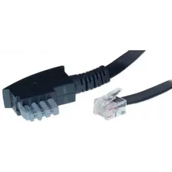telephone kabelis ShiverPeaks BS70166 6 m Melns