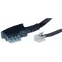 telephone kabelis ShiverPeaks BS70166 6 m Melns