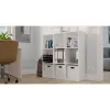 MALAX 3x3 H Balts SHELVING UNIT