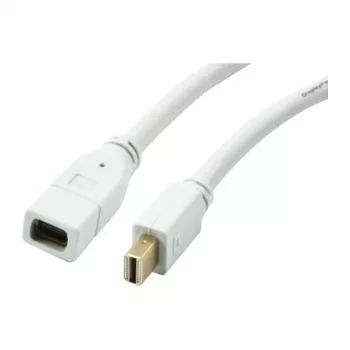 Synergy 21 S216366 - Mini DisplayPort - Mini DisplayPort - Vīrišķais - Sievišķais - Zelts - Balts (S216366)