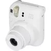 Fujifilm Instax Mini 12 tūlītējās drukas kamera, balta — 86×54 mm izdrukas, 60 mm fokusa attālums, AA baterija