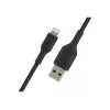 Pīts USB-Lightning kabelis 1m Melns