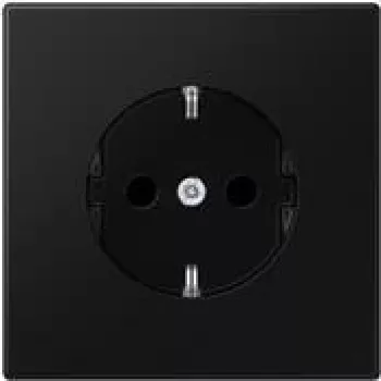 JUNG LS 1520 SWM - F tips - 1 modulis(-ļi) - 2P - melns - termoplasts - universāls