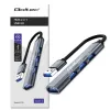 USB centrmezgls QOLTEC 53793 — USB 3.0 ieeja, 3× USB 2.0 pieslēgvietas