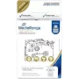 MediaRange Plastmasas lentes kasete MRBTZ121 9mm 8m melns uz caurspīdīgas
