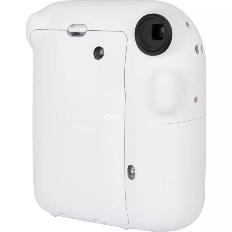 Fujifilm Instax Mini 12 tūlītējās drukas kamera, balta — 86×54 mm izdrukas, 60 mm fokusa attālums, AA baterija