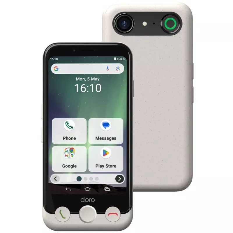 Viedtālrunis Doro Aurora A10 4,5 collu 4GB RAM 64GB Melns Balts