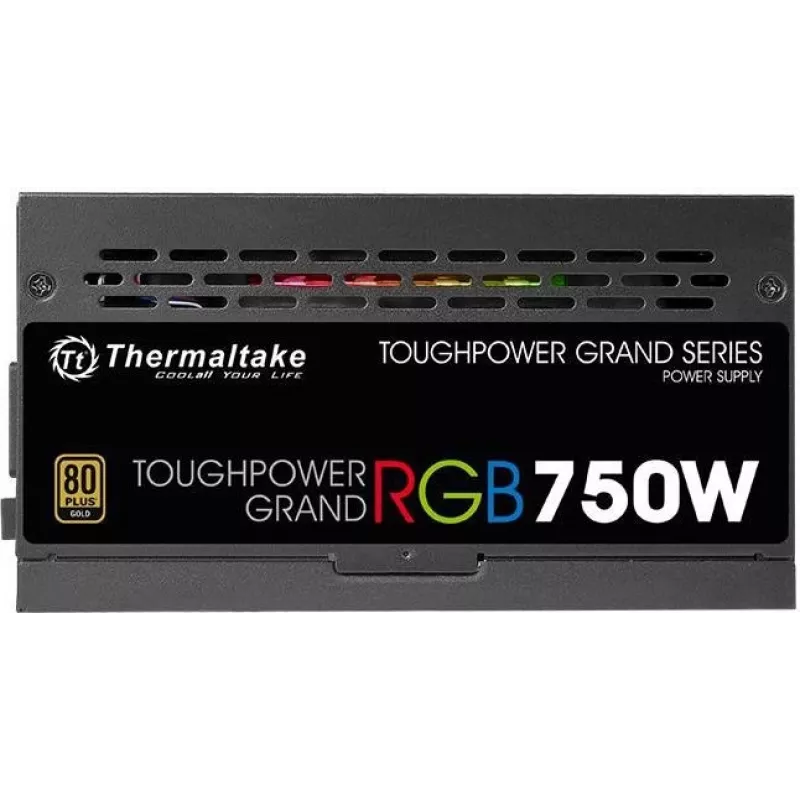 Thermaltake ToughPower Grand RGB 750W Gold - Barošanas bloks (iekšējais) - ATX12V 2.4/ EPS12V 2.92 - 80 PLUS Gold - AC 100-240 V - 750 W - Active PFC -
