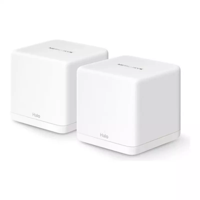 MESH sistēma MERCUSYS Halo H60X (2 gab.) divjoslu Wi‑Fi 6, 1500 Mbps, līdz 350 m², 2x LAN, iekšējās antenas, balta