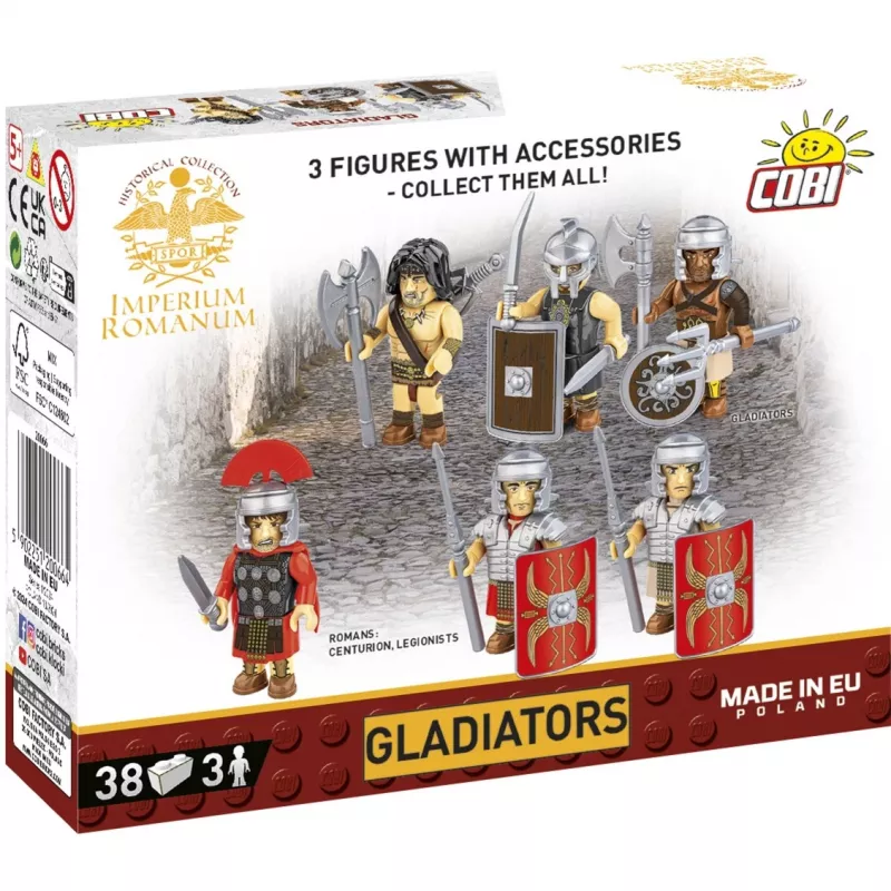 Blocks Imperium Romanum - Gladiatori 3 figūriņas