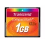 Transcend - Zibatmiņas karte - 1GB - 133x - CompactFlash karte (TS1GCF133)