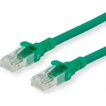 ROLINE - Patch-kabelis - RJ-45 (M) to RJ-45 (M) - 30 cm - SFTP, PiMF - CAT 6 - Halogen-Free, Moulded, Stranded - Green (21.15.2954)