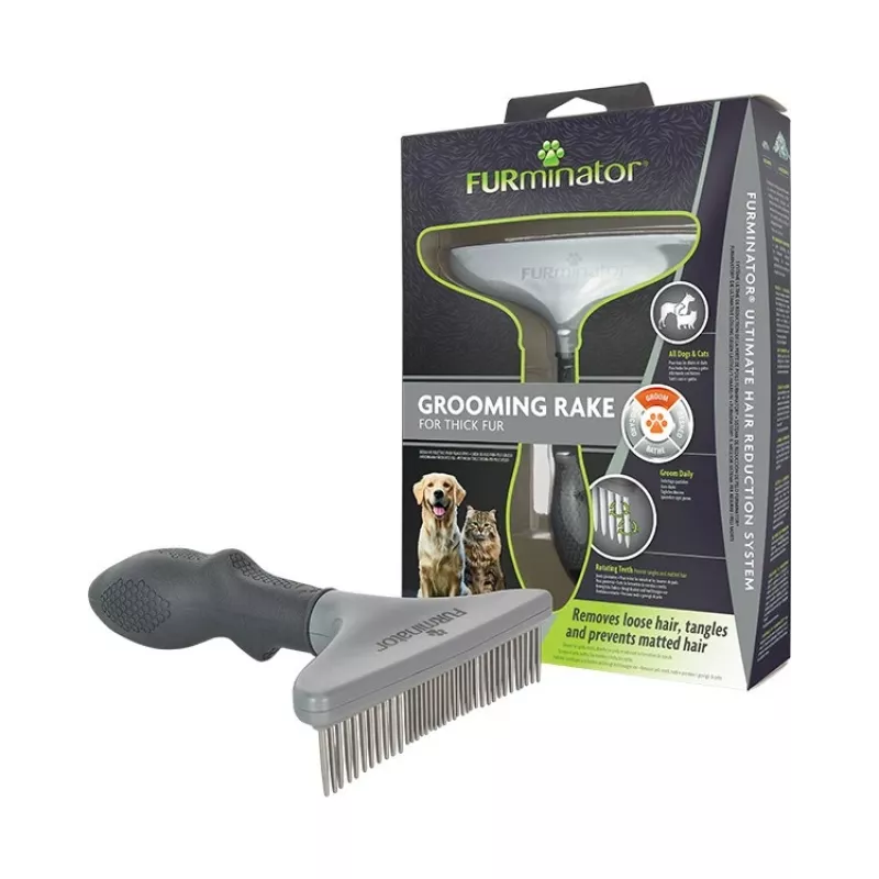 Furminator kopšanas ķemme mājdzīvniekiem ar biezu apmatojumu
