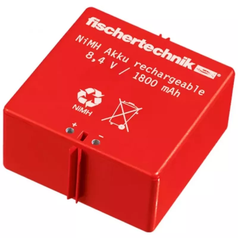 Baterijas lādētājs Fischertechnik 34969 NiMH 1500mAh 8.4V Melns Sarkans