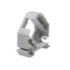 Logilink | DIN sliežu adapteris 1x RJ45 Keystone modulim | MP0053