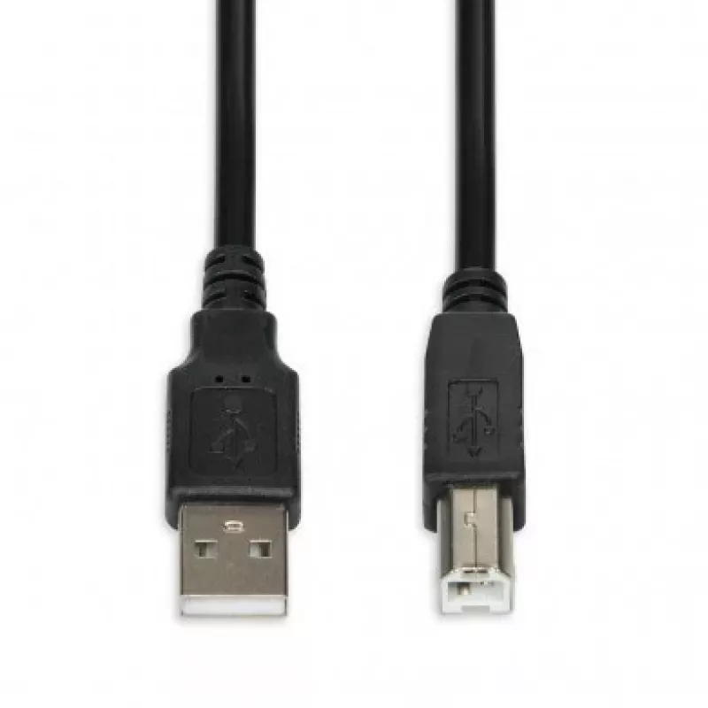 iBox IKU2D USB kabelis 3 m USB 2.0 USB A USB B Melns