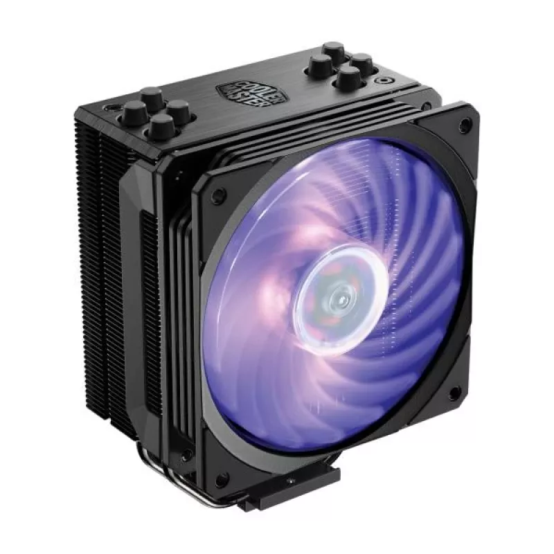Cooler Master Hyper 212 RGB Melns Edition dzesētājs 12 cm ventilators 650–2000 RPM