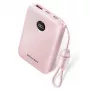 Ārējais akumulators Vention FKAP0-C 10000 mAh, 2× USB-C + 1× USB-A, 22.5 W, Rozā