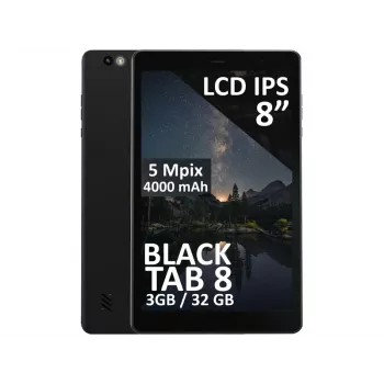 Planšetdators BLOW MelnsTAB8 8 collu 4G LTE, 3 GB RAM, 32 GB eMCP, Android 14, IPS 1200×1920, MicroSD