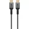 Pro DisplayPort 1.4 kabelis ar uzmavu - displeja kabelis - 3m - melns