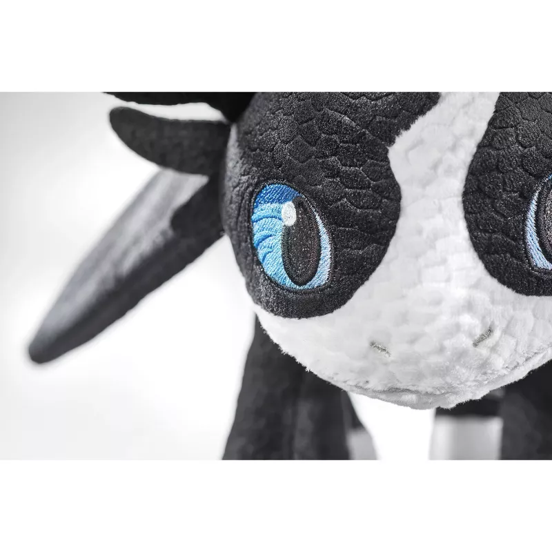 Pūķis Thunder, multikrāsu plīša rotaļlieta, izmērs: 25 cm