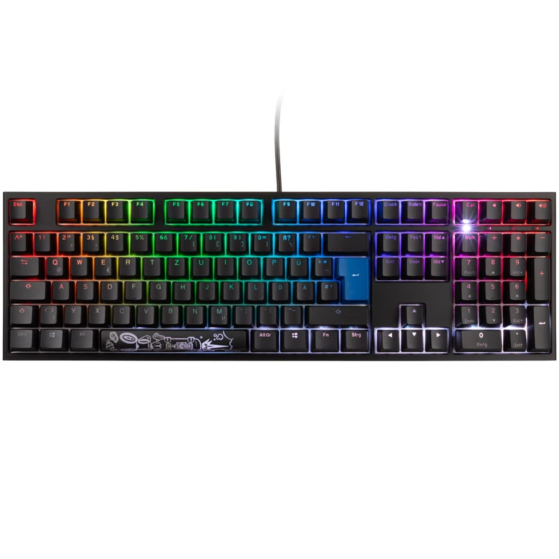 Ducky ONE 2 RGB tastatūra spēlēm USB melna